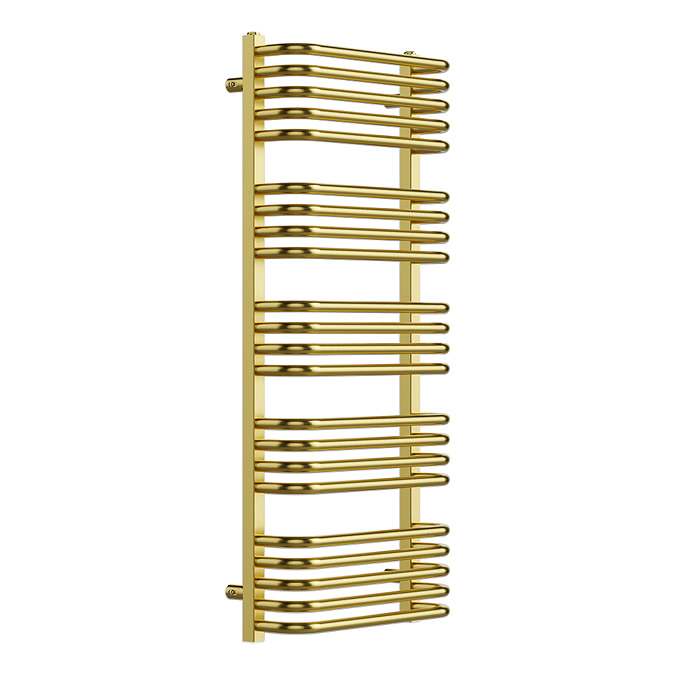 Roxbury Heated Towel Rail 500 x 1140mm - Brushed Brass