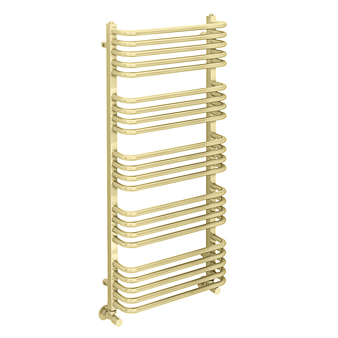 Roxbury Heated Towel Rail 500 x 1140mm - Brushed Brass