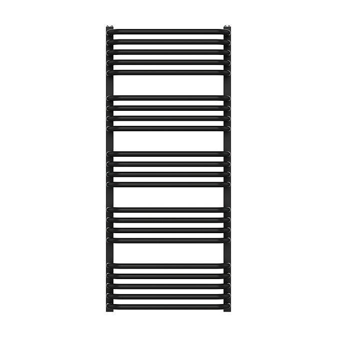 Roxbury Heated Towel Rail 500 x 1140mm - Matt Black