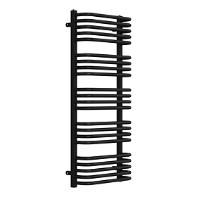 Roxbury Heated Towel Rail 500 x 1140mm - Matt Black