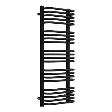 Roxbury Heated Towel Rail 500 x 1140mm - Matt Black