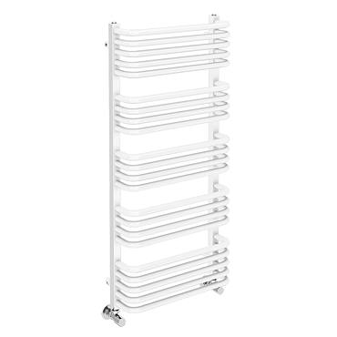 Roxbury Heated Towel Rail 500 x 1140mm - Matt White