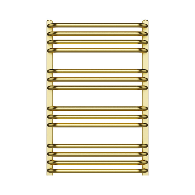 Roxbury Heated Towel Rail 500 x 760mm - Brushed Brass