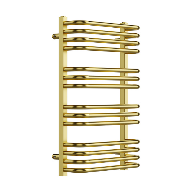 Roxbury Heated Towel Rail 500 x 760mm - Brushed Brass