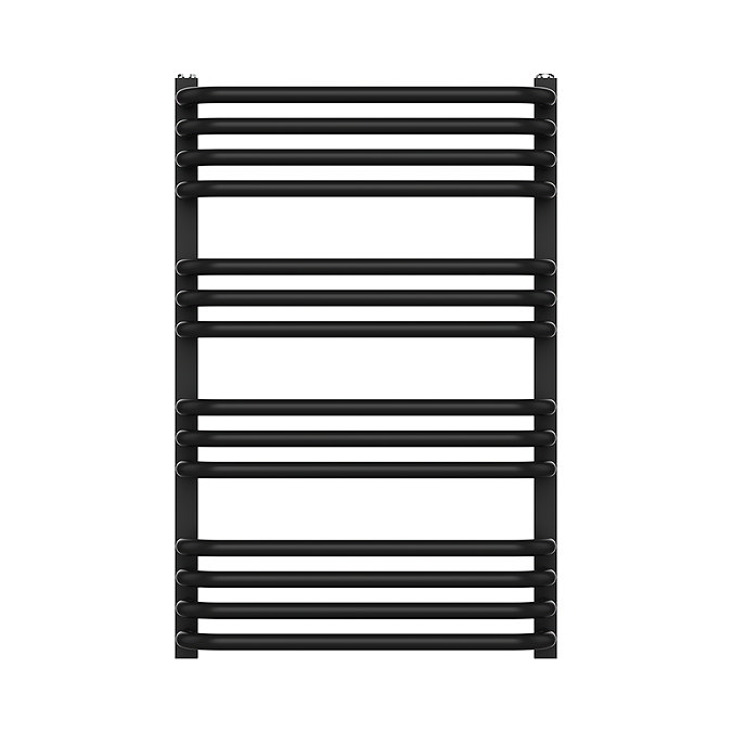 Roxbury Heated Towel Rail 500 x 760mm - Matt Black