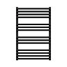 Roxbury Heated Towel Rail 500 x 760mm - Matt Black