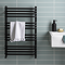 Roxbury Heated Towel Rail 500 x 760mm - Matt Black