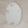 Roxbury Oval 550 x 800mm Brushed Brass Mirror