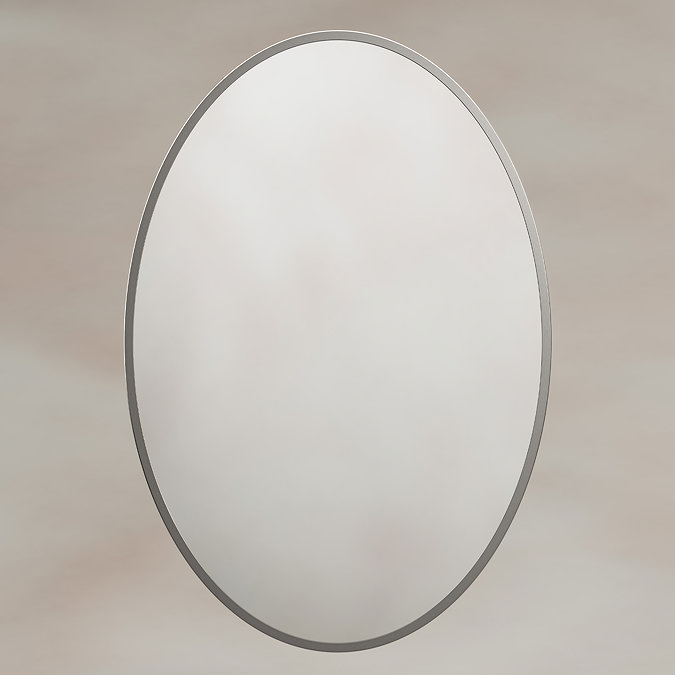 Roxbury Oval 550 x 800mm Brushed Nickel Mirror