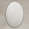 Roxbury Oval 550 x 800mm Brushed Nickel Mirror