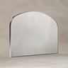 Roxbury Overmantle Arch 1200 x 700mm Brushed Nickel Mirror
