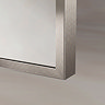 Roxbury Overmantle Arch 1200 x 700mm Brushed Nickel Mirror