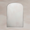 Roxbury Overmantle Arch 600 x 900mm Brushed Nickel Mirror