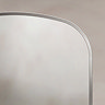 Roxbury Overmantle Arch 600 x 900mm Brushed Nickel Mirror