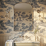 Roxbury Overmantle Arch 600 x 900mm Brushed Nickel Mirror