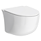 Roxbury Round Gloss White Wall Hung Toilet incl. Soft Close Seat