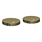 Roxbury Solid Walnut Soft-Close Toilet Seat with Antique Brass Hinges