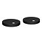 Roxbury Solid Walnut Soft-Close Toilet Seat with Matt Black Hinges