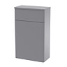 Roxbury Traditional 500mm Satin Grey WC Unit Only
