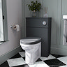 Roxbury Traditional 500mm Satin Anthracite WC Unit Only