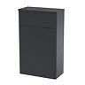 Roxbury Traditional 500mm Satin Anthracite WC Unit