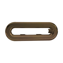 Roxbury Traditional Antique Brass Basin Overflow Cover Insert