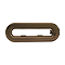 Roxbury Traditional Antique Brass Basin Overflow Cover Insert