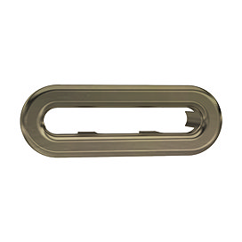 Roxbury Traditional Antique Brass Basin Overflow Cover Insert