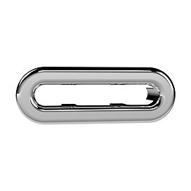 Roxbury Traditional Chrome Basin Overflow Cover Insert