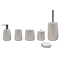 Roxbury White Fluted Toilet Brush Holder