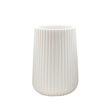 Roxbury White Fluted Tumbler