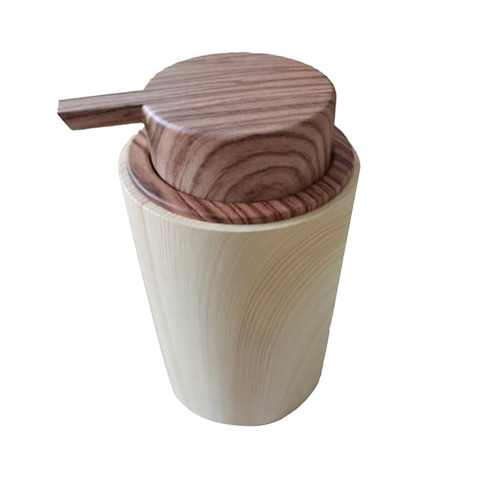 Roxbury Wood Grain Effect Flat Top Soap Dispenser