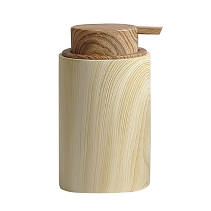 Roxbury Wood Grain Effect Flat Top Soap Dispenser