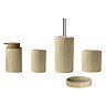 Roxbury Wood Grain Effect Toilet Brush Holder