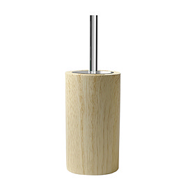Roxbury Wood Grain Effect Toilet Brush Holder