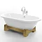 Royce Morgan Akita 1680 Luxury Freestanding Bath with Waste - Light Oak Large Image