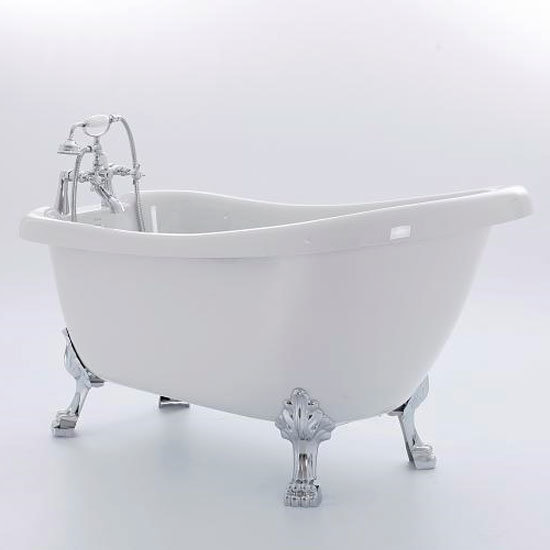 Royce Morgan Crystal 1680 Luxury Freestanding Bath with Waste Large Image