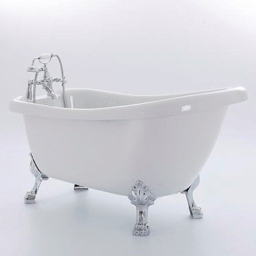 Royce Morgan Crystal 1680 Luxury Freestanding Bath with Waste Profile Large Image