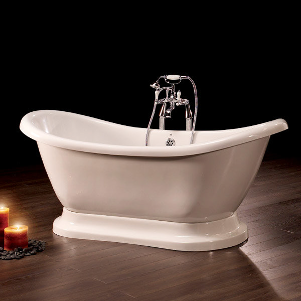 Royce Melrose on Plinth 1700 Luxury Freestanding Bath with Waste