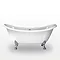 Royce Morgan Melrose on Plinth 1700 x 700mm Luxury Freestanding Bath with Waste Standard Large Image