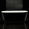Royce Morgan Sapphire Black 1650 Luxury Freestanding Bath Profile Large Image