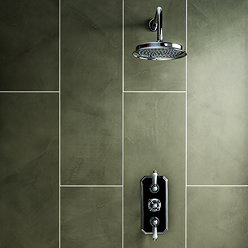 Royston Olive Concrete Effect Wall Tiles 300 x 900mm