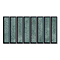 Rubin Kit-Kat Gloss Green Wall Tiles - 150 x 300mm