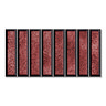 Rubin Kit-Kat Gloss Red Wall Tiles - 150 x 300mm