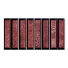 Rubin Kit-Kat Gloss Red Wall Tiles - 150 x 300mm