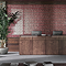 Rubin Kit-Kat Gloss Red Wall Tiles - 150 x 300mm