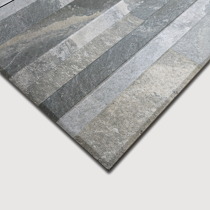 Stonehouse Studio Runda Mixed Slate Effect Split Face Tiles - 303 x 613mm