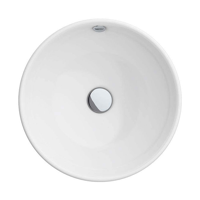 Runda Round Counter Top Basin 0TH - 380mm Diameter  Profile Large Image