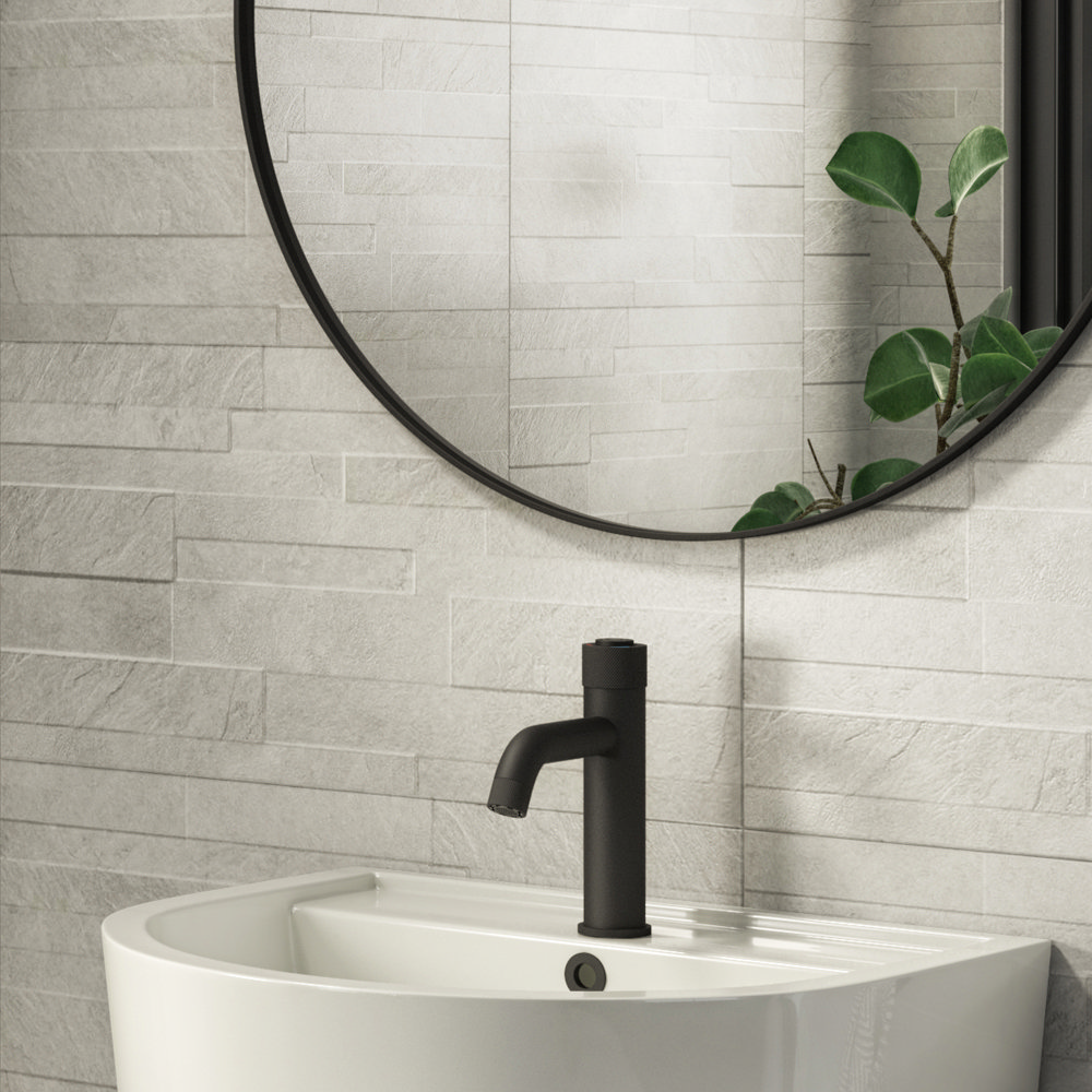 White Split Face Tiles Slate Effect Victorian Plumbing