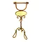 Rustic Freestanding Toilet Roll Holder - J1723 Large Image